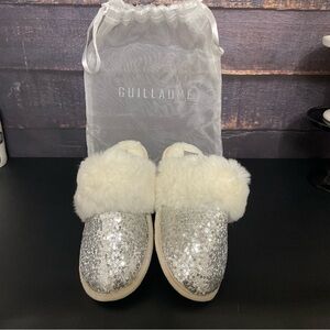 Guillaume Ladies Sequin Slippers - Size M (7-8 US)